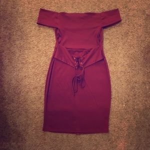 Little maroon dress